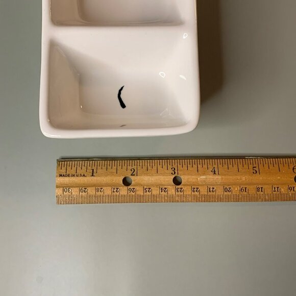 Rae Dunn Artisan by Magenta Collection "'Brow Game on Point" Organizer Plate - Picture 5 of 7